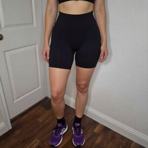 OQQ Stylish Women's Shorts - Black, Gray, and Olive. SZ L